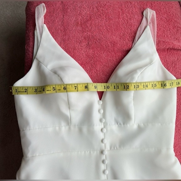 Christina Wu Bridesmaid Celebrations Collection Dress Ivory Size 10 Style 22029 - Picture 12 of 16